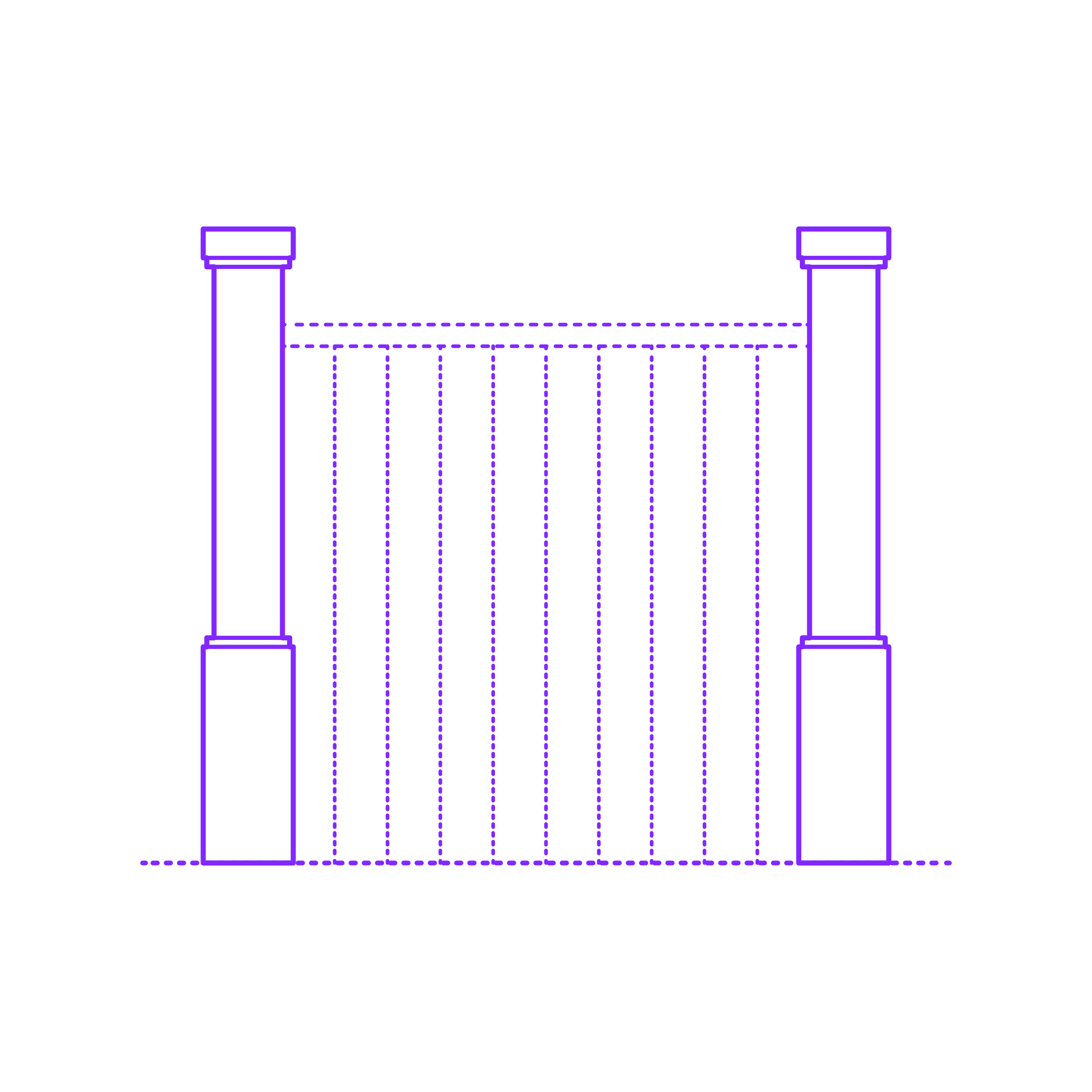 Buildings Newels Stair Posts Outline Svg File Free Vectors